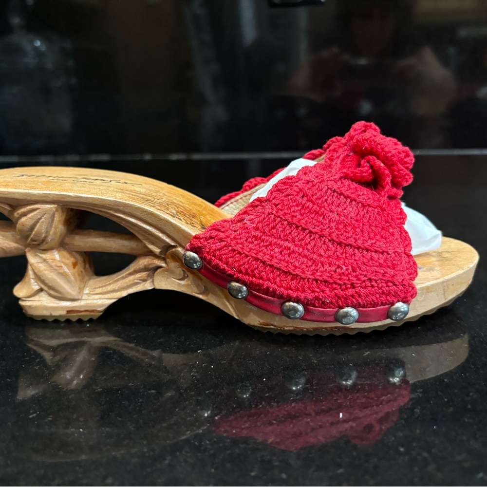 Vintage Sandals by Betsey Johnson . Size 7, worn  a few times